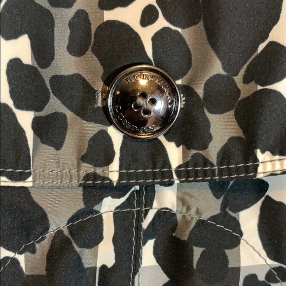 Authentic Burberry shirt blouse jacket raincoat lad XS-2 $1500 black white - Picture 4 of 15